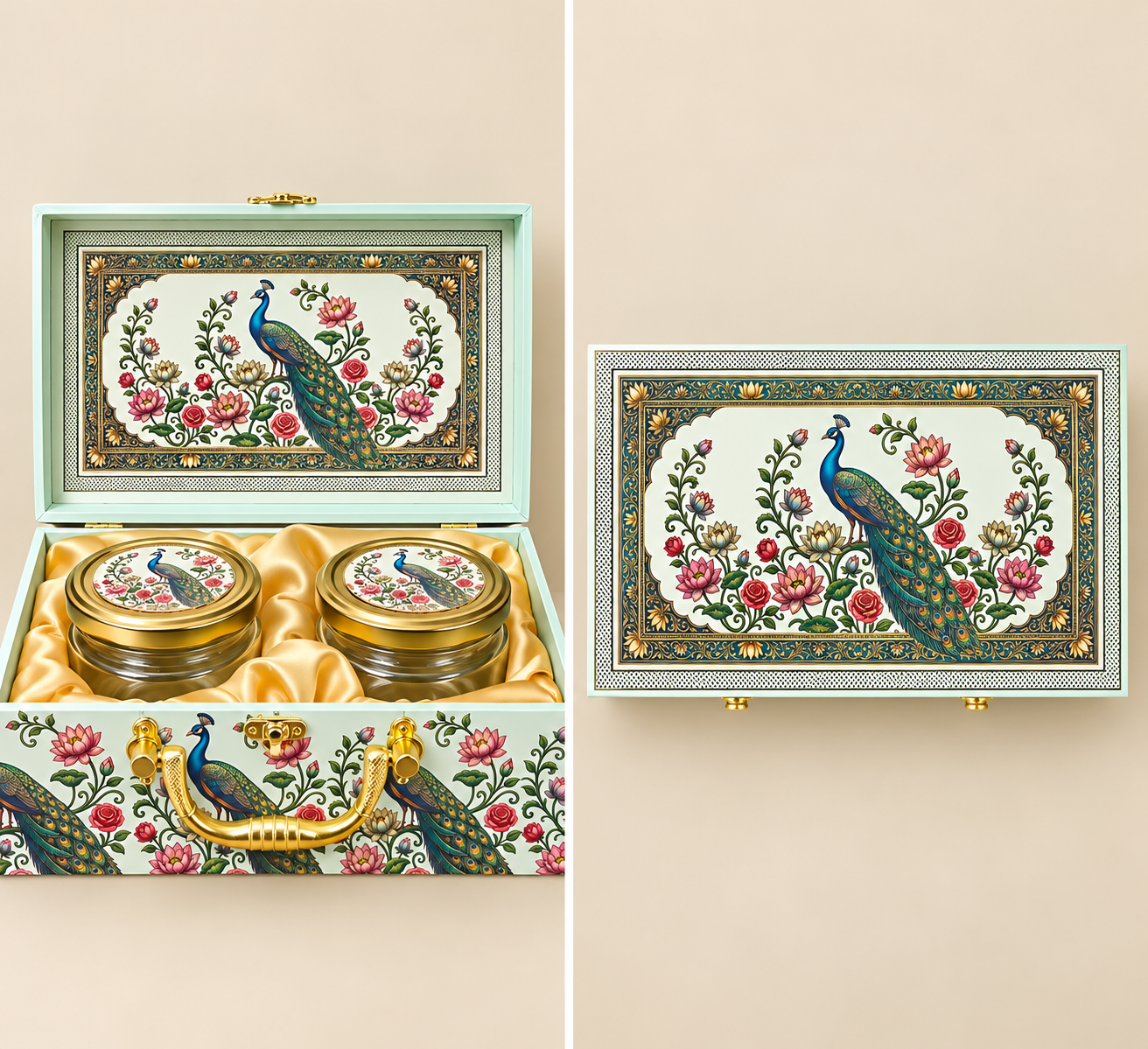 2 Jar MDF Box